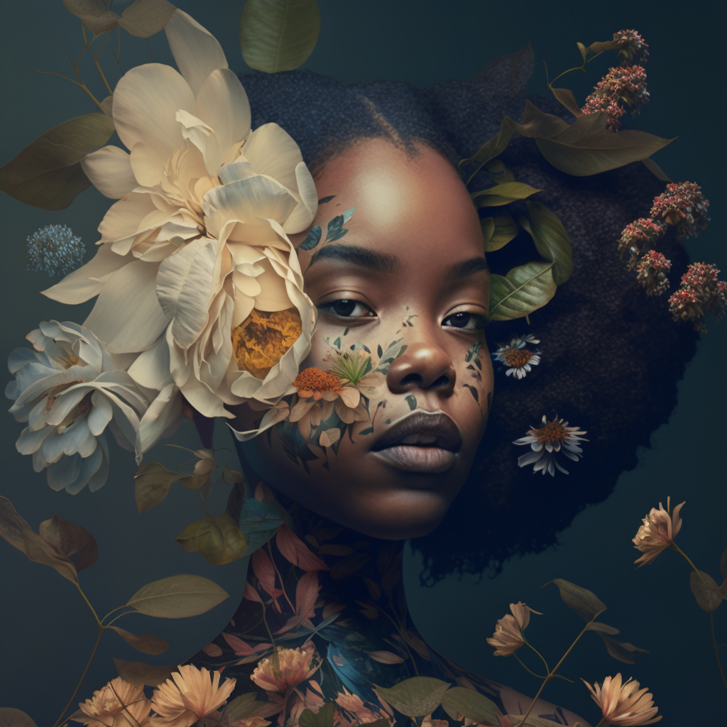 what she grows through ai art your subconscious mind is like a garden